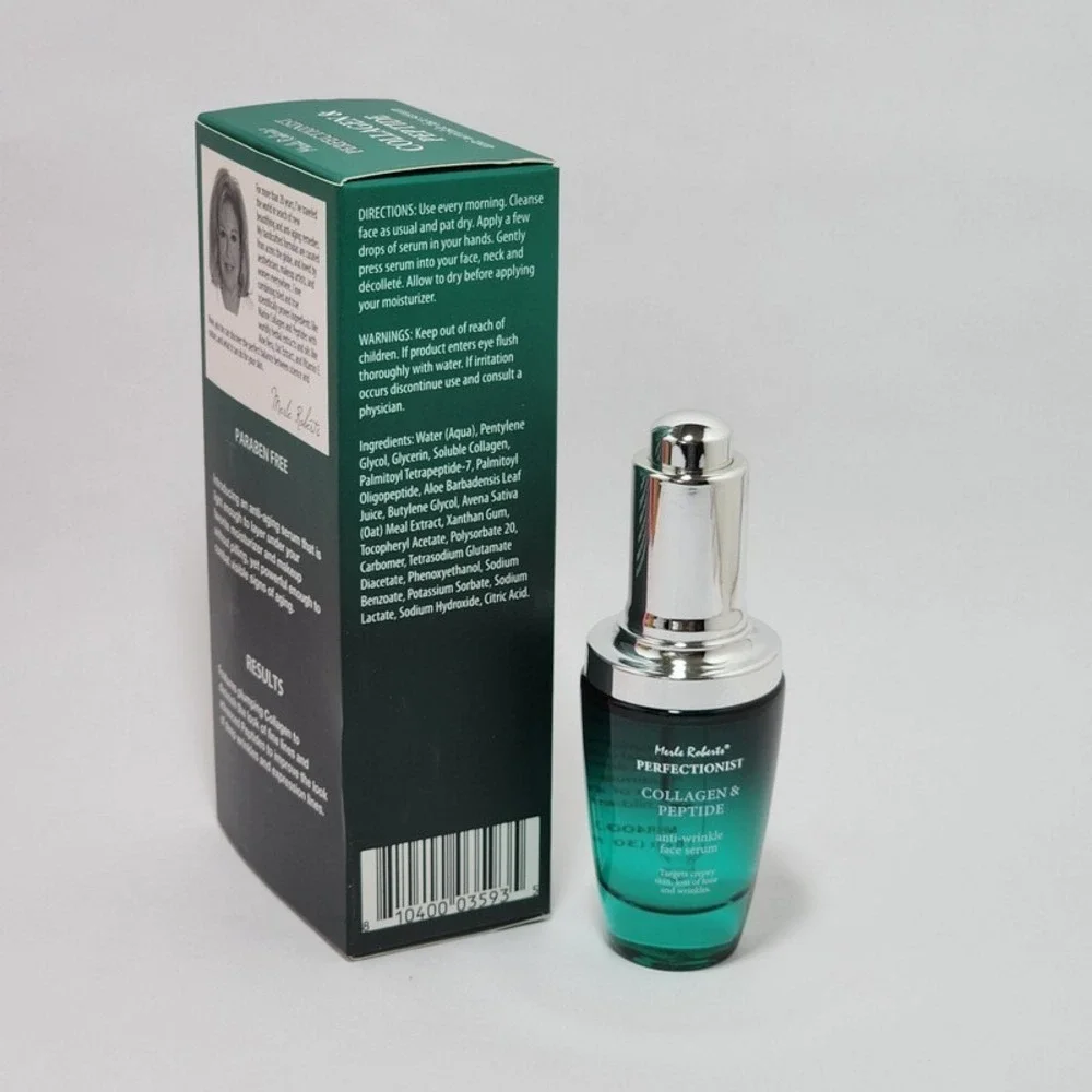 Merle Roberts Perfectionist Collagen & Peptide Anti-wrinkle Face Serum 1 fl oz